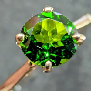 $750, 10k(1.3g), chrome diopside (0.55ct)ring, size 7, retail value $750