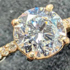 $3340, 10k(2g), lab diamond (1.6+0.06ct)ring, size 6, appraised value $3340,