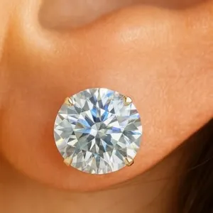 $1650, 14k(0.5g), lab diamond (1.4ct) earring, appraised value $1650