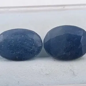 7.33 ct Certified Madagascar Sapphire gemstone Pair ($8,400 Appraisal)