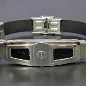 $100, stainless steel  bracelet 8", retail value $100