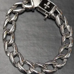$180, stainless steel bracelt 8", retail value $180