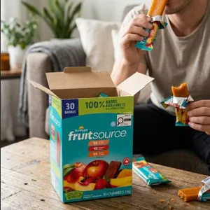 SunRype Fruitsource 100% Fruit Bars, 30 Pack x 37g