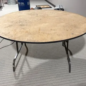 5FT DIAMETER FOLDING BANQUET/UTILITY TABLE