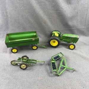 Ertl John Deere Die Cast Tractor & Implements
