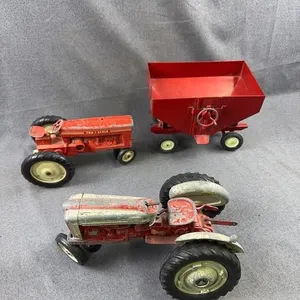 Tru-Scale & Ford Toy Tractors with Grain Cart