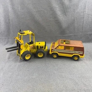 Tonka Pressed Steel Forklift & Van Lot