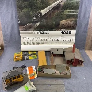 Model Train Scenery & 1988 NS Calendar