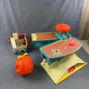 Fisher Price Airport & Goldilocks Toy Lot