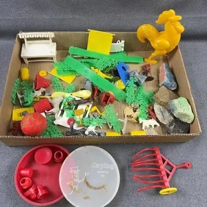 Mixed Lot: Toys, Minerals & Caplug Kit