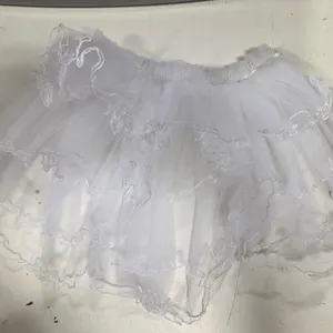 3-Layer Short Veil w/Puff, White