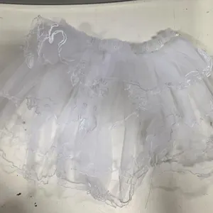 3-Layer Short Veil w/Puff, White
