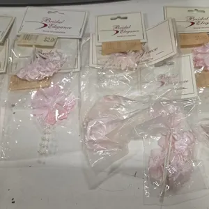 9 pack Floral Accessories, Pink