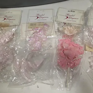 9 pack Floral Accessories, Pink