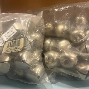 (30mm) 50pc Jingle Bells Nickel