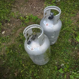 Pair of propane tanks