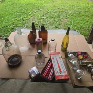 Glass jugs/ candles
