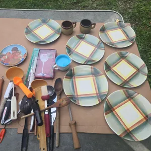Plates and utensils