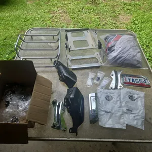 Harley Davidson Parts and bed sheets