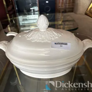 IRONSTONE SOUP TUREEN WITH LID AND LADLE