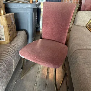 MATCHING HIGHBACK CHAIRS WITH RED UPHOLSTERY - QTY (6)