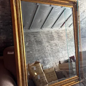 GOLD FRAME BEVELED MIRROR