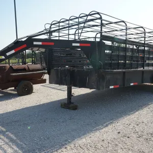7 x 20 Bar Top Gooseneck Trailer
