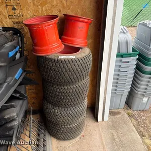 (4) Hi-Run 24x12.00-12 tires and wheels
