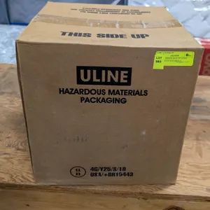 BAILIFF SEIZED: BOX OF ULINE HAZARDOUS MATERIALS
