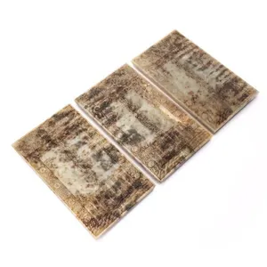 CHINESE CARVED HARDSTONE BANKNOTE PLAQUES