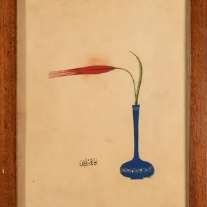 'ISTANBUL TULIP' GOUACHE & INK ON TEXTURED PAPER