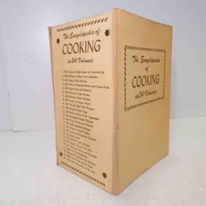 1950s The Encyclopedia of Cooking in 24 Volumes