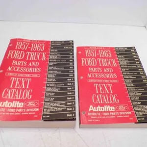 Books 1 & 2 of 2 - 1957-1963 Ford Truck Parts &