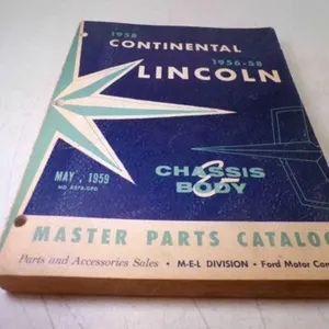 1956-58 Continental Lincoln Chassis Body Master