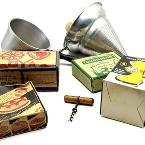 Vintage Wear Ever Aluminum Pot, Cone Sieve, Cake