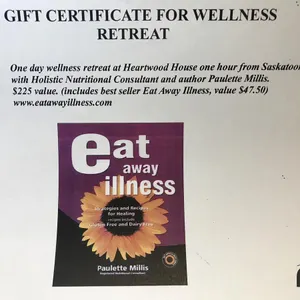 1-Day Wellness Retreat Gift Certificate (Value $225)
 UNRESERVED