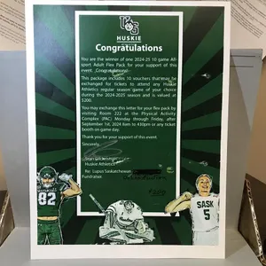 U of S Huskies 2024/2025, 10-Game Sport Adult Flex Pack (Value $200)
 UNRESERVED