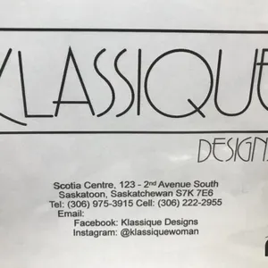 Klassique Designs $200 Gift Certificate 
 UNRESERVED