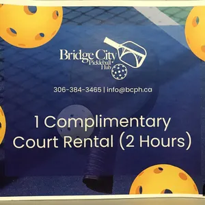 (2) Bridge City Pickleball Club Complimentary Court Rental Gift Certificates ($120 Value)
 UNRESERVED