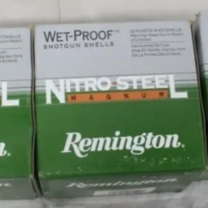 75 Shells Remington Nitro Steel 20 ga. 4 Shot