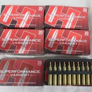 120 Rnds. Hornady Superformance Varmit .204 Ruger