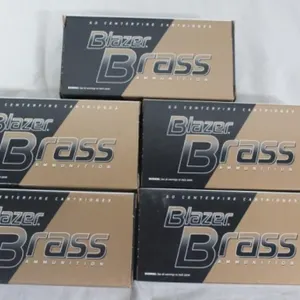250 Rnds. Blazer Brass 9mm Luger, 115 Gr. FMJ