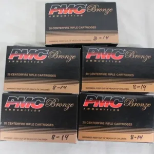 100 Rnds. PMC Bronze 223 Remington, 55 Gr. FMJ-BT