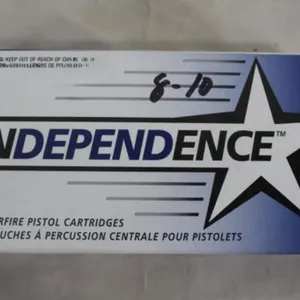 50 Rnds. Independence 380 Auto, 90 Gr. FMJ Ammo