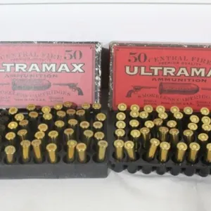 85 Rnds. Ultramax 32-20 Win. & 15 Empty Brass