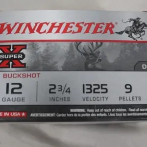 15 Rnds. Winchester Super X Deer 12 ga. Buckshot