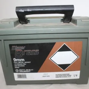 Plastic Blazer 9mm Ammo Box (EMPTY)