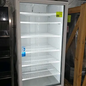 2021 True TSCI-600R-G-PH~TSL01 single glass door cooler. Features self-contained refrigeration with R290 refrigerant, digital temperature display, and