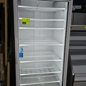 2021 True TSCI-600R-G-PH~TSL01 single glass door cooler. Features self-contained refrigeration, digital temperature display, LED lighting, and seven a