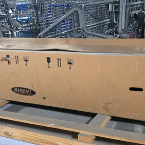 Heatcraft Larkin LCA6185SB 3-fan low-profile walk-in evaporator unit. Features air defrost, 6 FPI, 18,500 BTUH capacity, and EC motors. Electrical: 20